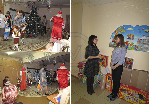 Сотрудники Торгового Дома «Вертикаль» поздравили воспитанников Дзержинского дома ребенка с Новым годом и Рождеством в Екатеринбурге